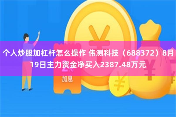 个人炒股加杠杆怎么操作 伟测科技（688372）8月19日主